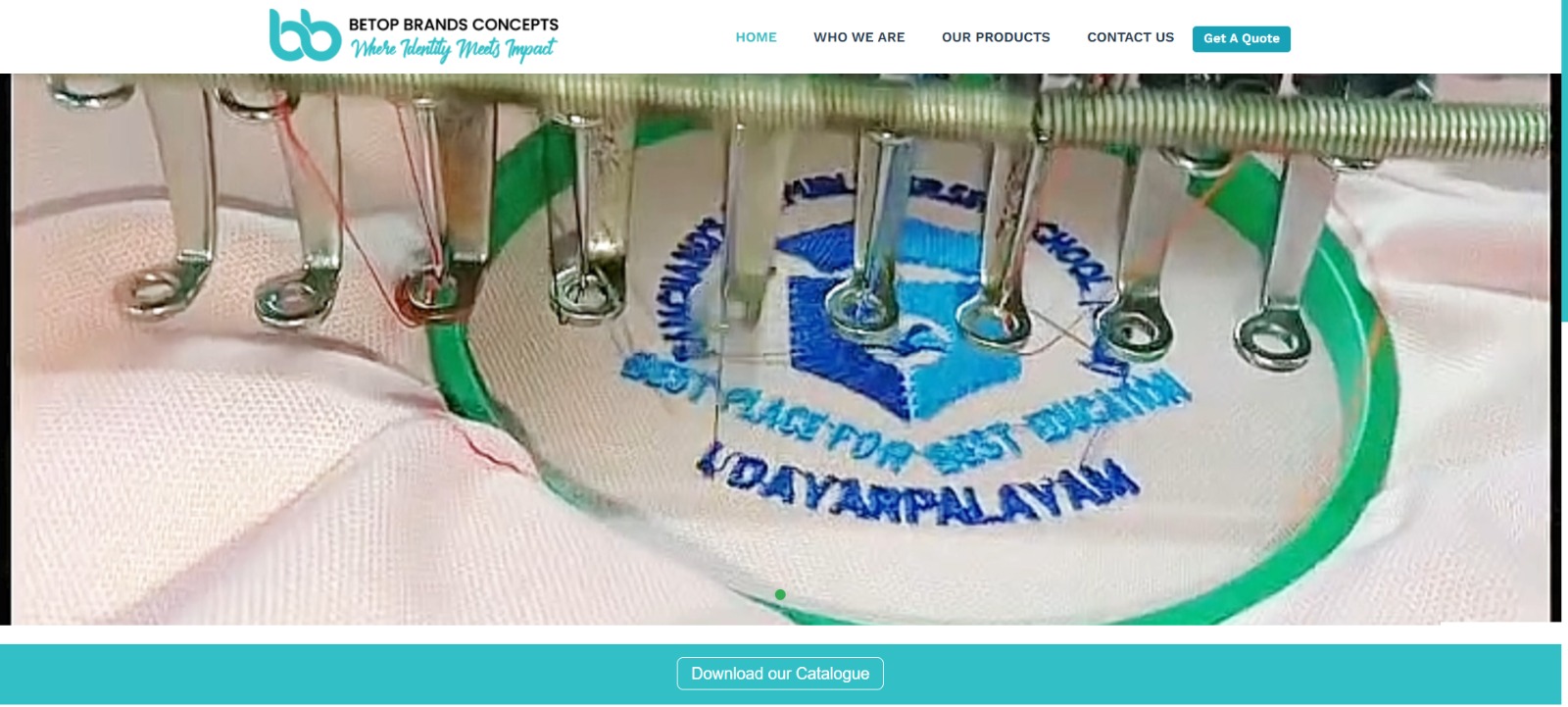 Betop Brands Concepts Website Design and Development