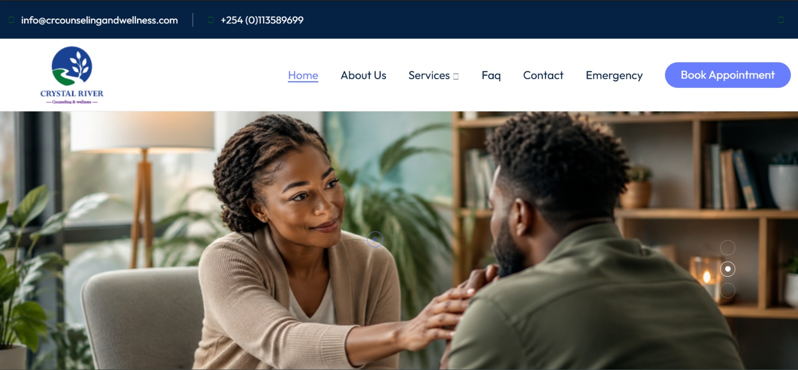 Crystal River Counseling and Wellness Website Design and Development